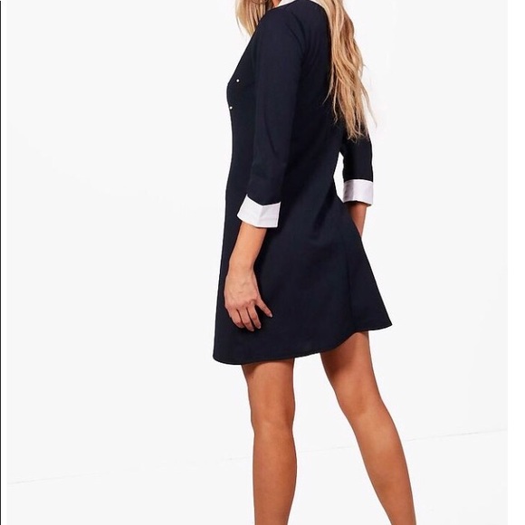 Pearl Embellished Shirt Dress - Picture 3 of 5